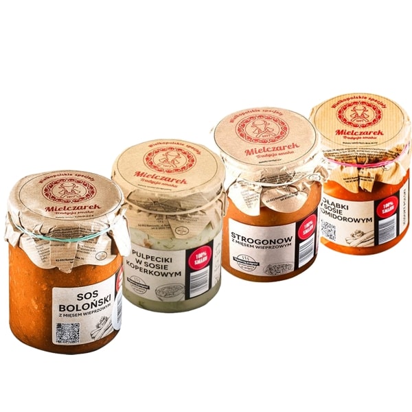 ZESTAW DAŃ GOTOWYCH MIX 4 SŁOIKÓW