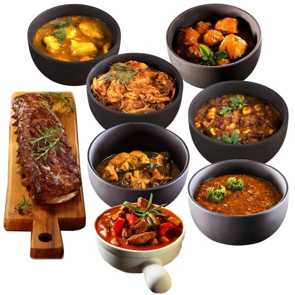 Alternative view of ZESTAW DAŃ GOTOWYCH MIX 6 SŁOIKÓW + 2 KARTONIKI