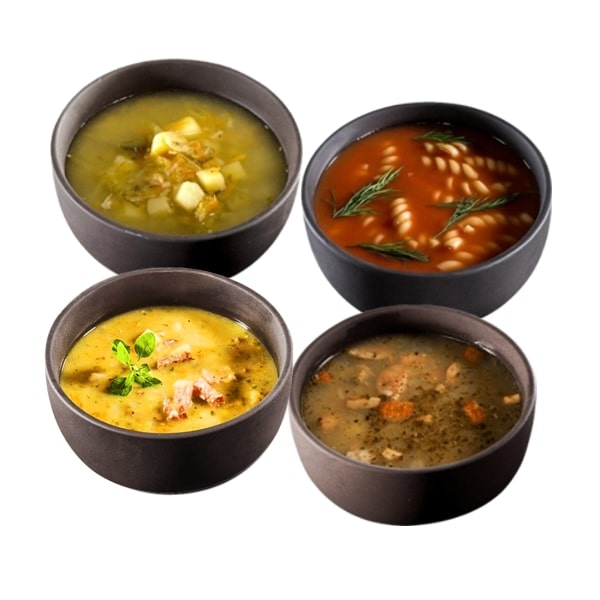 Alternative view of ZESTAW ZUP MIX 4 SŁOIKÓW