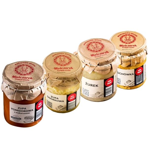 ZESTAW ZUP MIX 4 SŁOIKÓW