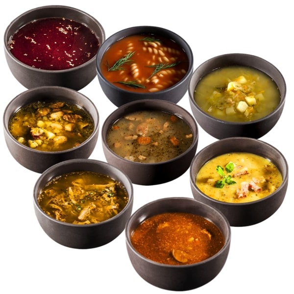 Alternative view of ZESTAW ZUP MIX 8 SŁOIKÓW