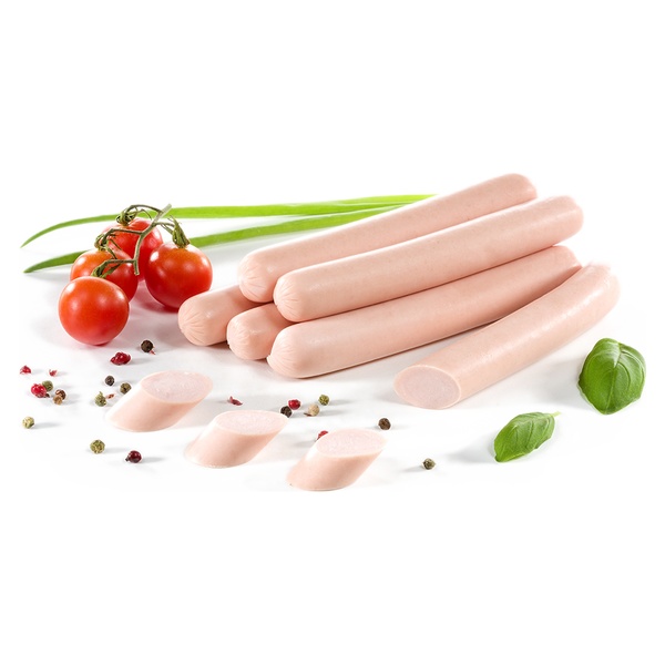 PARÓWKI DROBIOWE EXTRA Z DODATKIEM WIEPRZOWINY